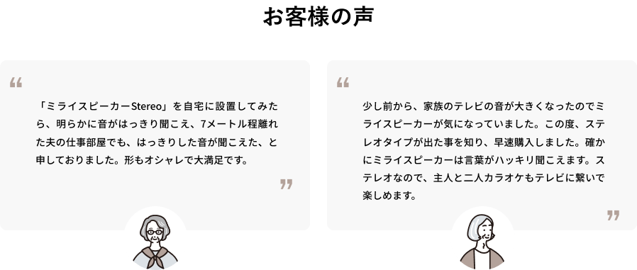 さわこ 言葉くっきりミライスピーカー✨家族も嬉しい♪簡単接続❣️ ミライスピーカー公式】TVの音量上げずに、言葉くっきり | サウンドファン